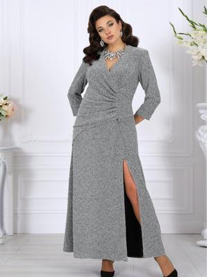 2026 Elegant Plus Size Evening Gown with Sequins - European & American Style