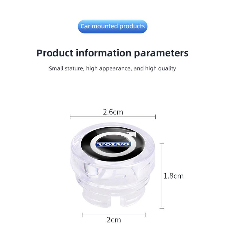 Car Cigarette Lighter Cap Auto Lighter Dust Proof Cover Accessorie For Volvo Rdesign XC60 XC90 XC40 V50 V60 V40 S60 C30 V70 S90