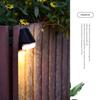 4 Pack Led Solar Deck Lights Outdoor Waterproof Step Lights Auto On/Off Fence Lamp For Stairs Step Railing Yard Patio