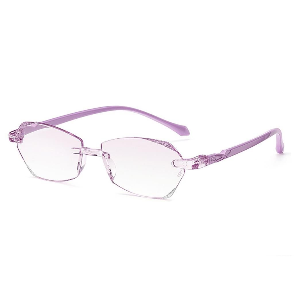 Reading Glasses For Women Resin Lens Anti Blue Light UV Protection PC Frame Fashionable Multi Functional Eyewear
