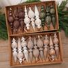 Kunststoff Material Weihnachtsbaumschmuck 9 Stück/Karton Weihnachts-Hängeschmuck Set Kamindekoration