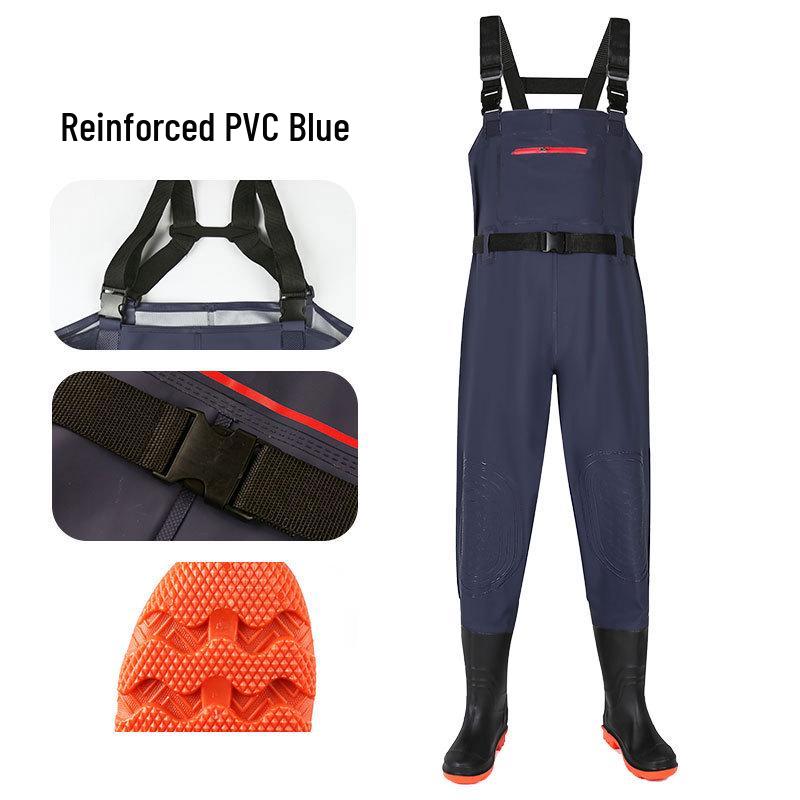 Aquaculture Work Overalls: Durable One-Piece Bib Waders for Labor Protection