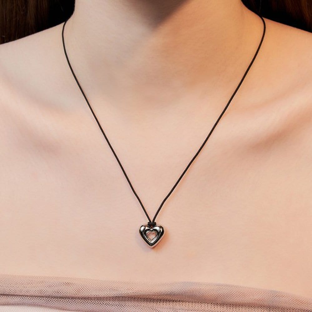 [Hei] Jelly Heart Necklace