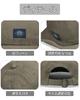 Clape Cap Short Brim Lightweight Soft Solid Color Adjustable Gray Green Men's C-DY10