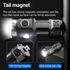 Super Bright Mini 6LED Flashlight Pen Clip And Tail Magnet Builtin Battery USB Charge Outdoor Portable Torch Emergency Lamp