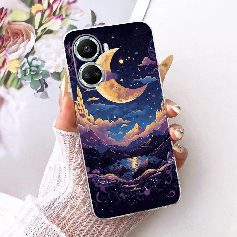 Clear Casing For Huawei Nova 10SE BNE-LX1 BNE-LX3 BNE-AL00 Cover For Huawei Nova 10 SE Case Fashion Butterfly Funny Cute Painted