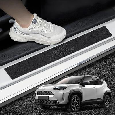 GOODGOODCAR 2026 Latest Design Side Step Plates for the New Yaris Cross Embossed Finish Prevents Scratches When the Vehicle Door Step Custom Parts