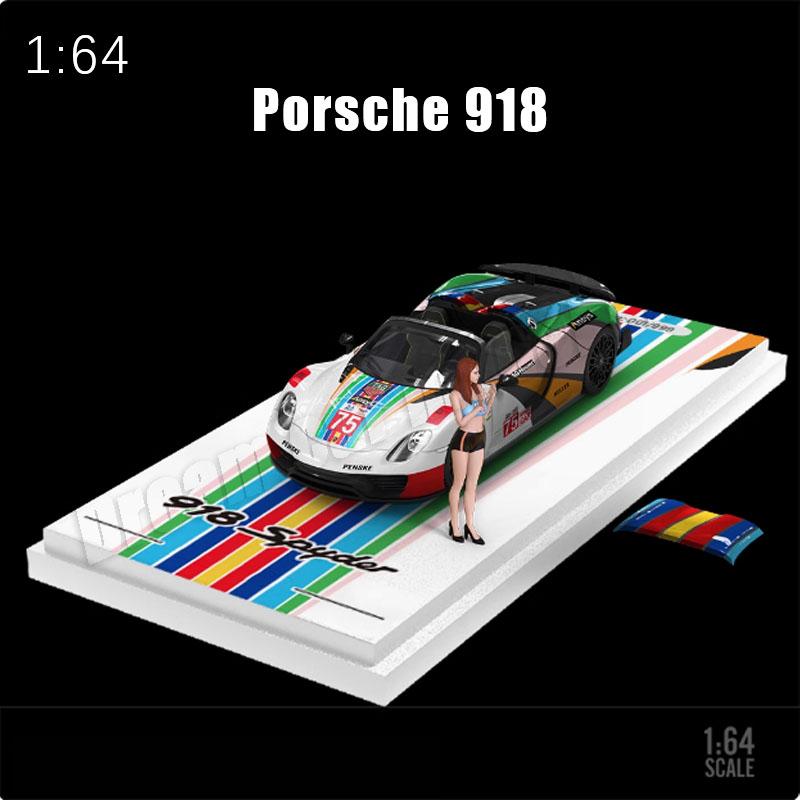 1:64 Porsche 918 Legierung Auto Modell Sammlerstück Boutique Modell Weihnachtsgeschenk