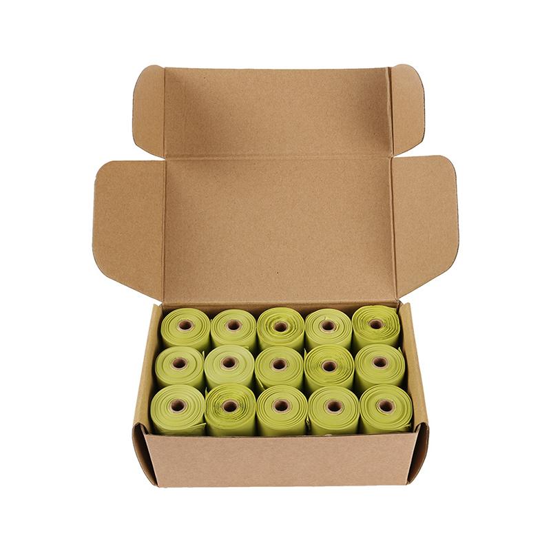 Eco-Friendly Cornstarch Biodegradable Pet Trash Bags Dog Poop Bags Dog Poo Bags