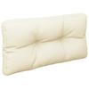 Vidaxl Pallet Cushions, 2 Pcs, Cream, Fabric