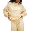 Embroidered Women's Half-High Collar Loose Pullover Sweatshirt, Long-Sleeved Winter Top