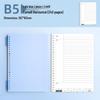 B5 Thickened Loose-leaf Cornell Notebook for Exam Prep: Ideal for High School & Postgraduate Students