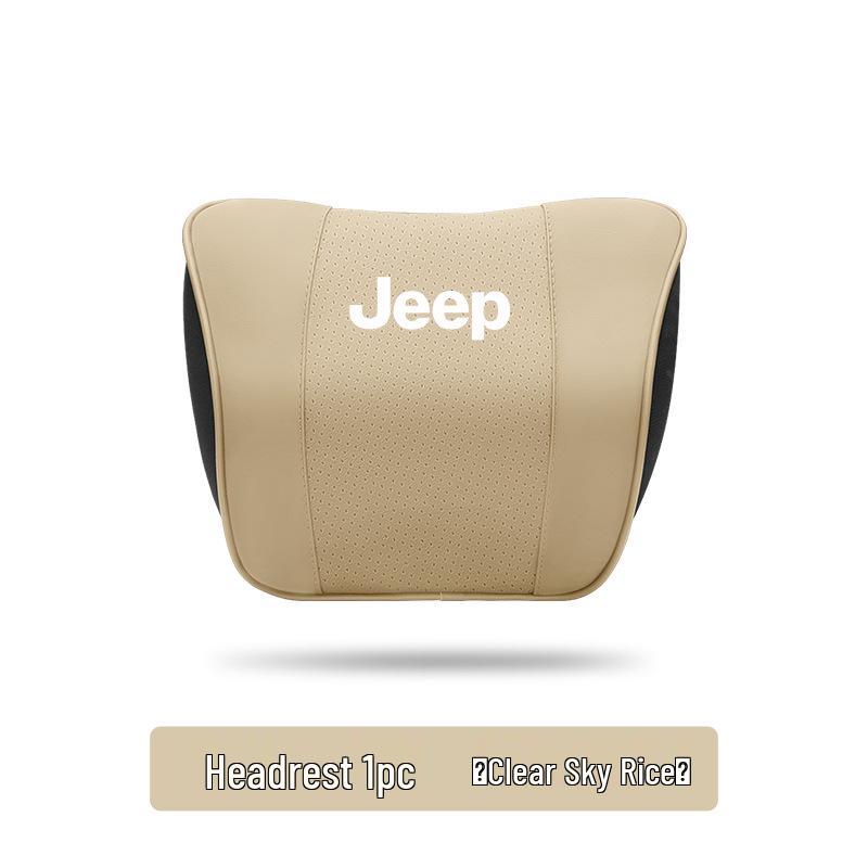 Zagłówek i podparcie lędźwiowe do Jeepa: Poduszka podróżna na szyję do Cherokee, Compass, Grand Commander