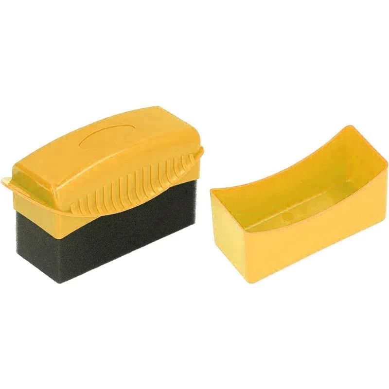 Autowielpolijsten Waxen Sponsborstel Met Hoes ABS Wassen Reinigen Bandencontour Dressing Applicator Pads Detail Accessoires