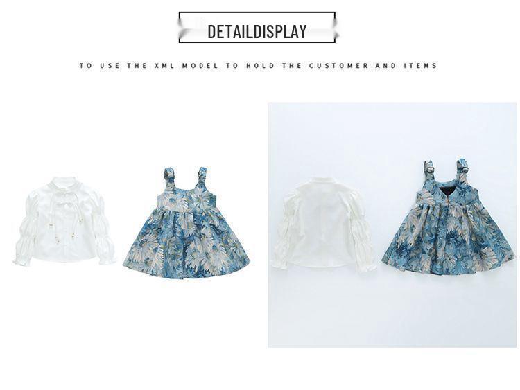 Autumn Baby Girl Lolita Princess Two-Piece Dress Set
