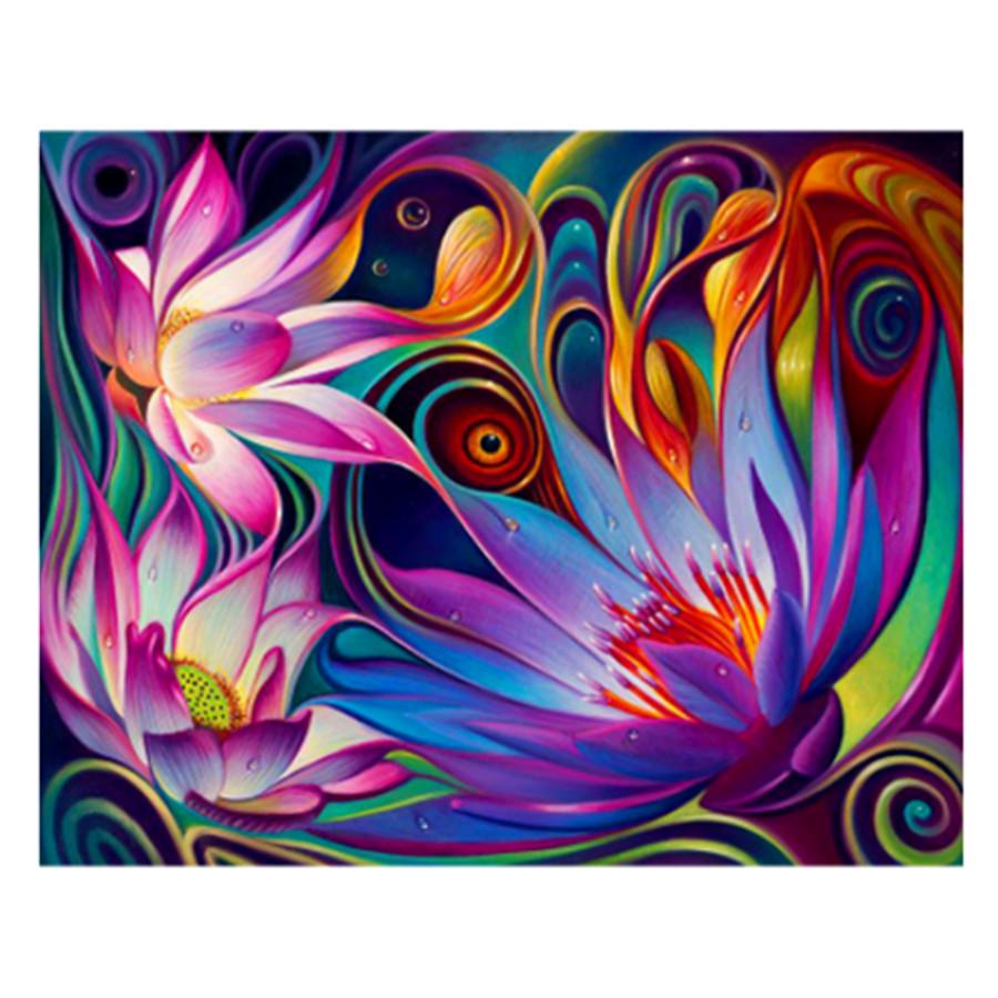 

5D DIY Алмазная картина Красивые цветы Вышивка крестиком 3D Домашний декор подарок