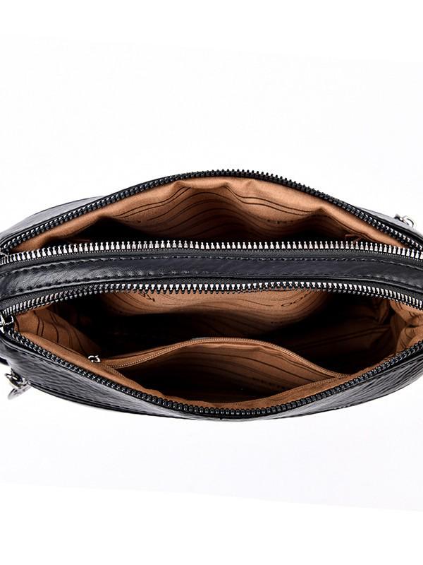 2024 Women's Multi-Layer Soft Texture Shoulder & Crossbody Bag - Large Capacity, High Quality