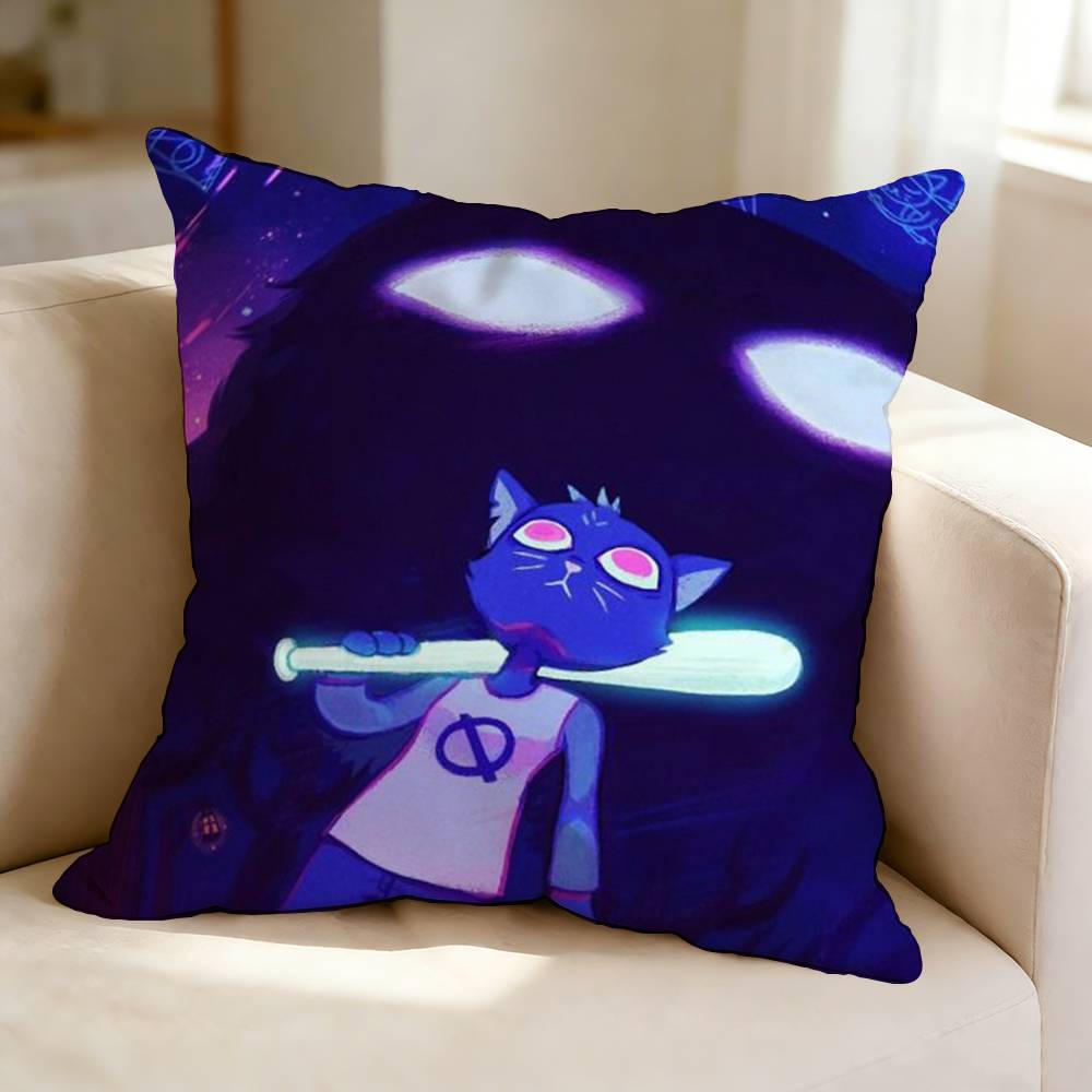 The indie game N-Night in the W-Woods  Square Double-Sided printed Pillow Case Bedroom Bedside Pillow Sofa Cushion Cover