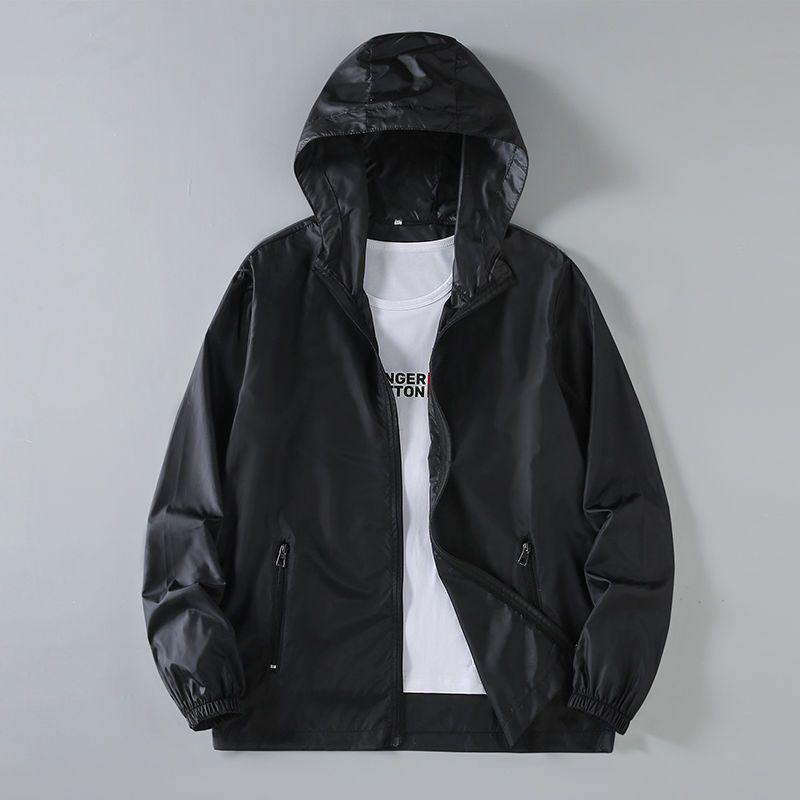 Men's Windproof UV Protection Hooded Jacket - Cool, Breathable, Summer Style