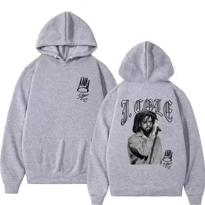 Rapper J Cole Hip Hop Print Hoodie Mode Herren