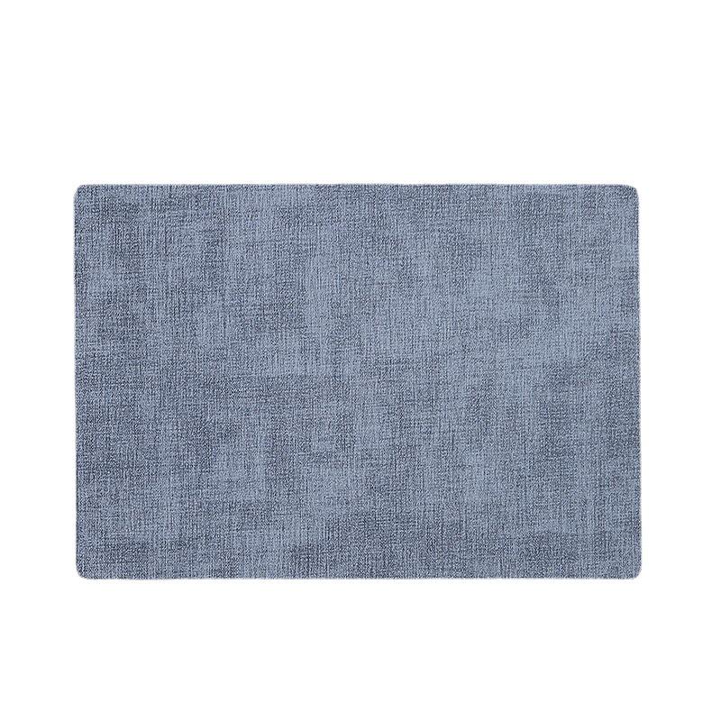 Nordic Minimalist Double-Sided Leather Placemat - Creative PU, Waterproof, Heat-Resistant.