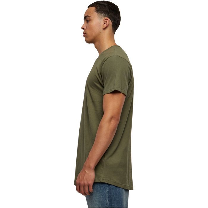 T-shirt long - Urban Classics - HAPED - 100% coton - Vert - Homme