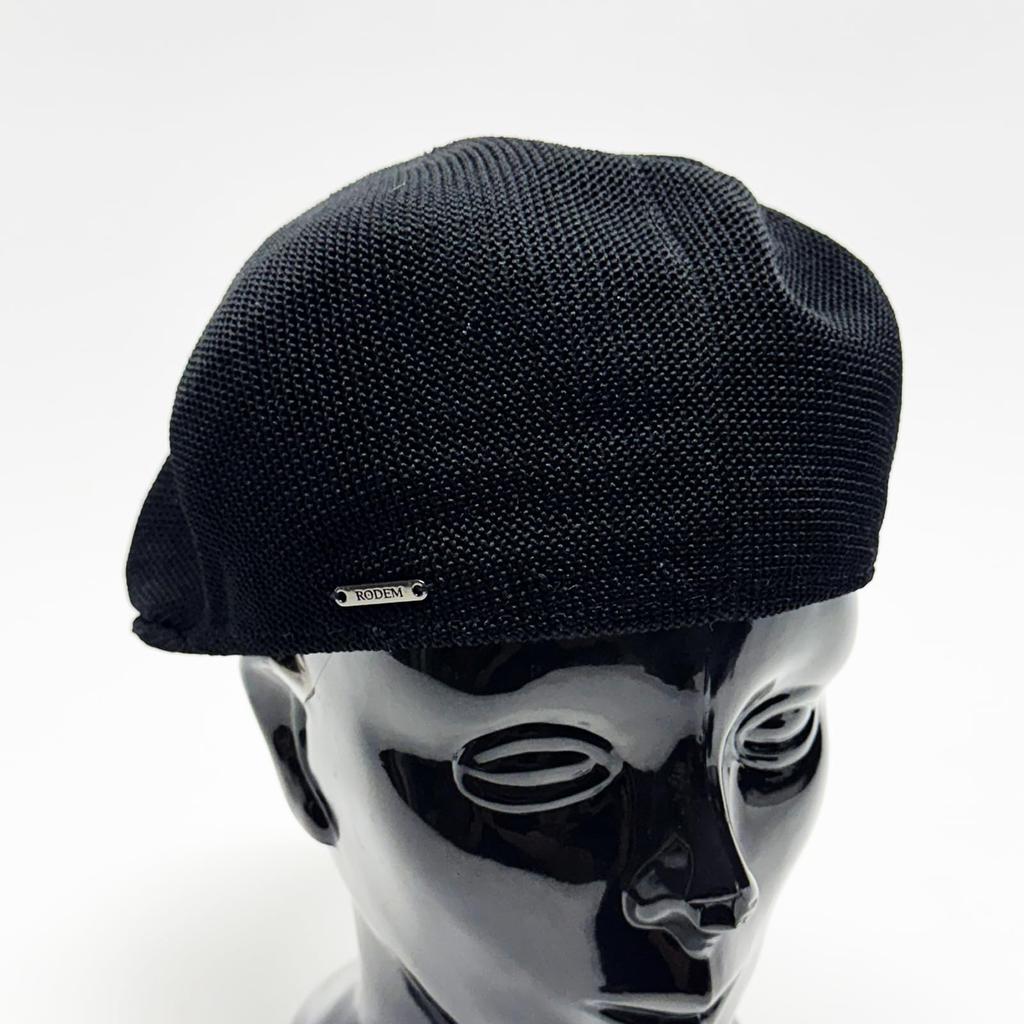 Rodem Thermo Knit Hunting Cass Hunting All Black Cap, 2-Way, Cap, Beret, Season, XL,