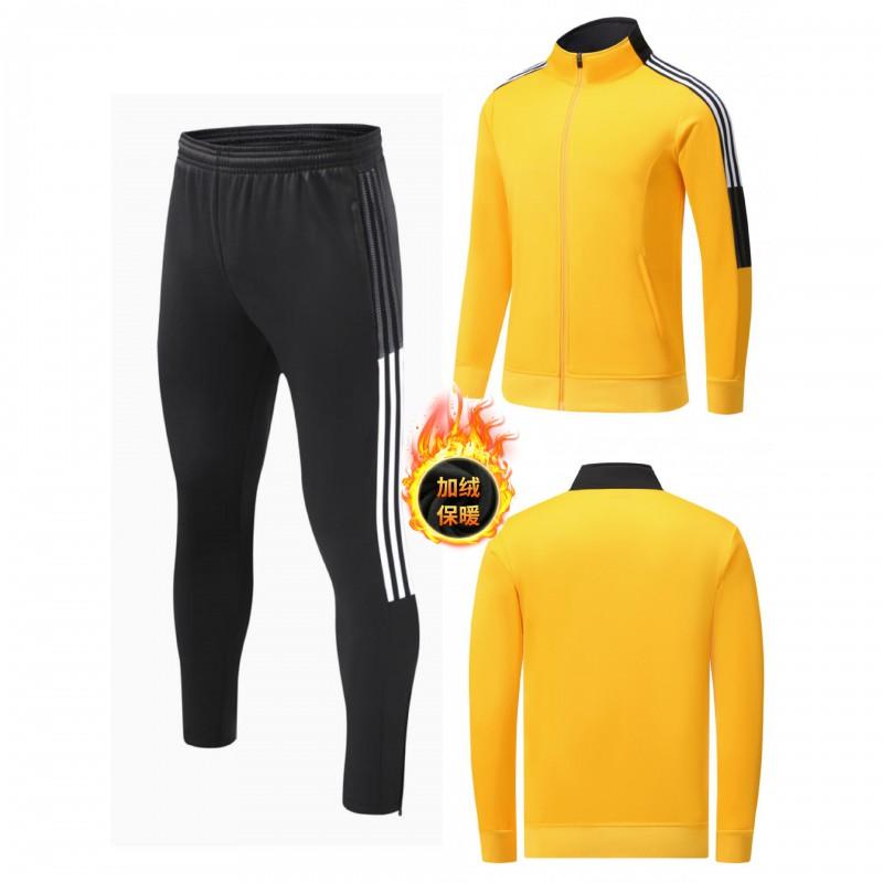 Winter Fleece Tracksuit Men Women Long Sleeve Training Top Pants Running Gym Sportswear Basketball