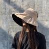 Foldable Anti-ultraviolet Empty Top Hat, Children's Summer Thin Vinyl Sunshade, Small Sunscreen, Face Cover, No Top Hat