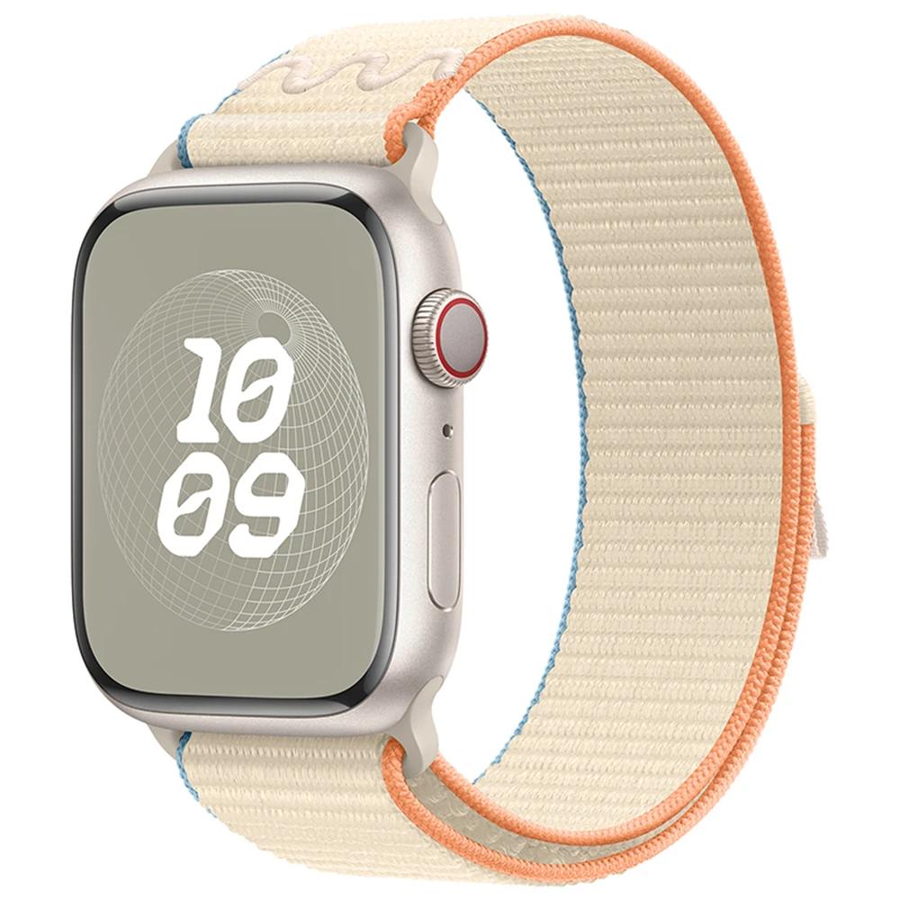 Nylonband für Apple Watch Band 49 mm 44 mm 40 mm 45 mm 41 mm 42 mm 44 45 49 mm Correa Armband iWatch Ultra Serie 7 6 5 3 SE 8 Armband