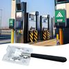 Retractable Card Reacher Stick Parking Lever Swiping Card Stick for Car Stainless Steel Parking Payment Pole Swiping Tool