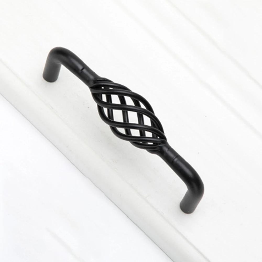 Antique Bronze Birdcage Home Hardware Cupboard Wardrobe Handle Pull Drawer Knobs Door Knob Furniture Handles Cabinet Pullers