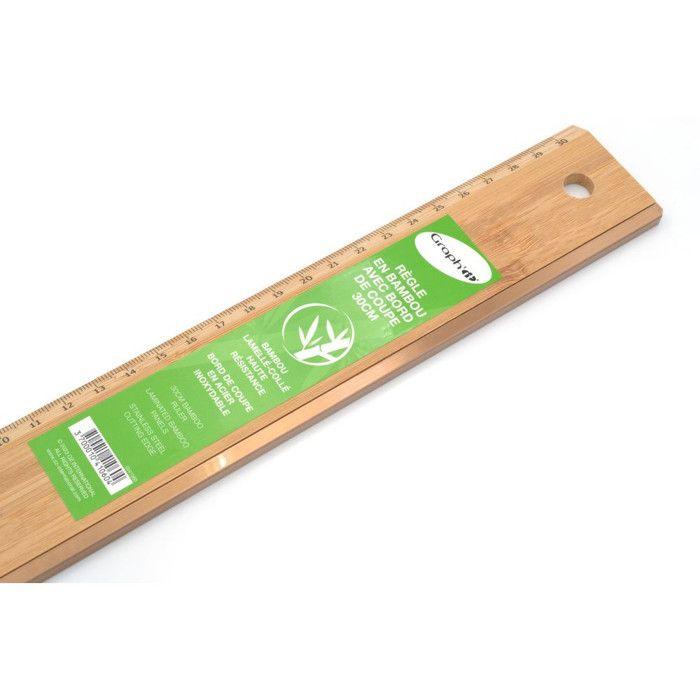 Règle de coupe GRAPH'IT en bambou 30cm