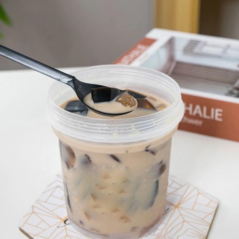 With Lid Salad Cup Transparent Fruit Cup High Quality Food Storage Box