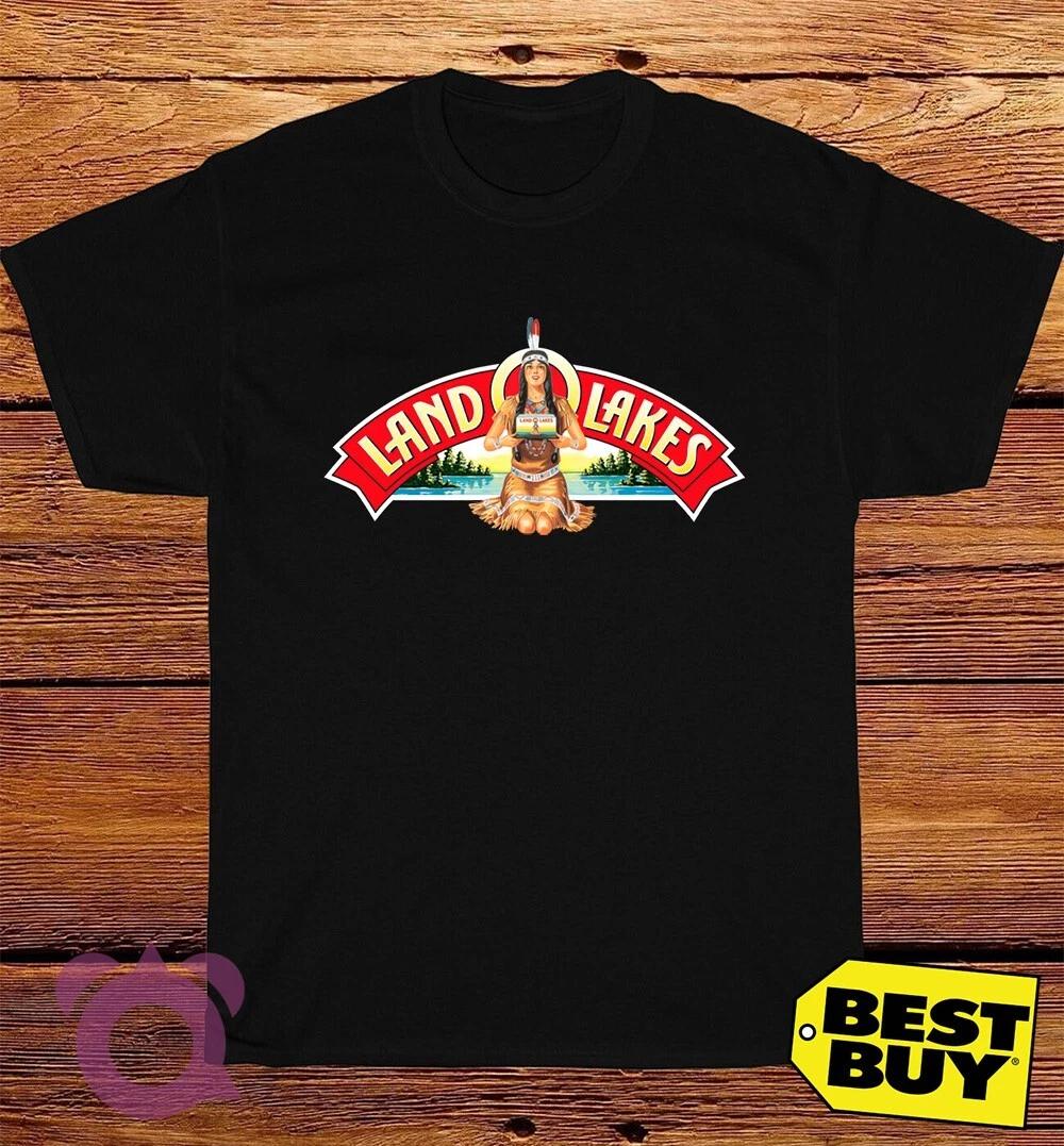New Land O Lakes Butter Logo American Funny T-Shirt Size S to 5XL M