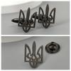 New Ukrainian Brooch Cufflinks French Fashion Temperament Versatile Suit Coat Accessories