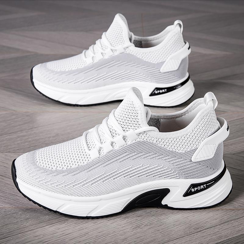 Fashion New Breathable Men's Vulcanized Shoes Outdoor Casual Sneakers Summer Thick Bottom Low Top Casual Shoes Treking Footwear Trainers