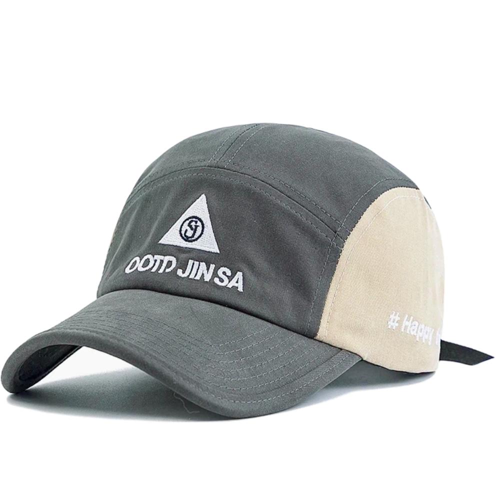 Unisex Camp Cap Fashion Happy Time Embroidery Summer Baseball Cap For Men Women Outdoor Streetwear Breathable Hat Caps