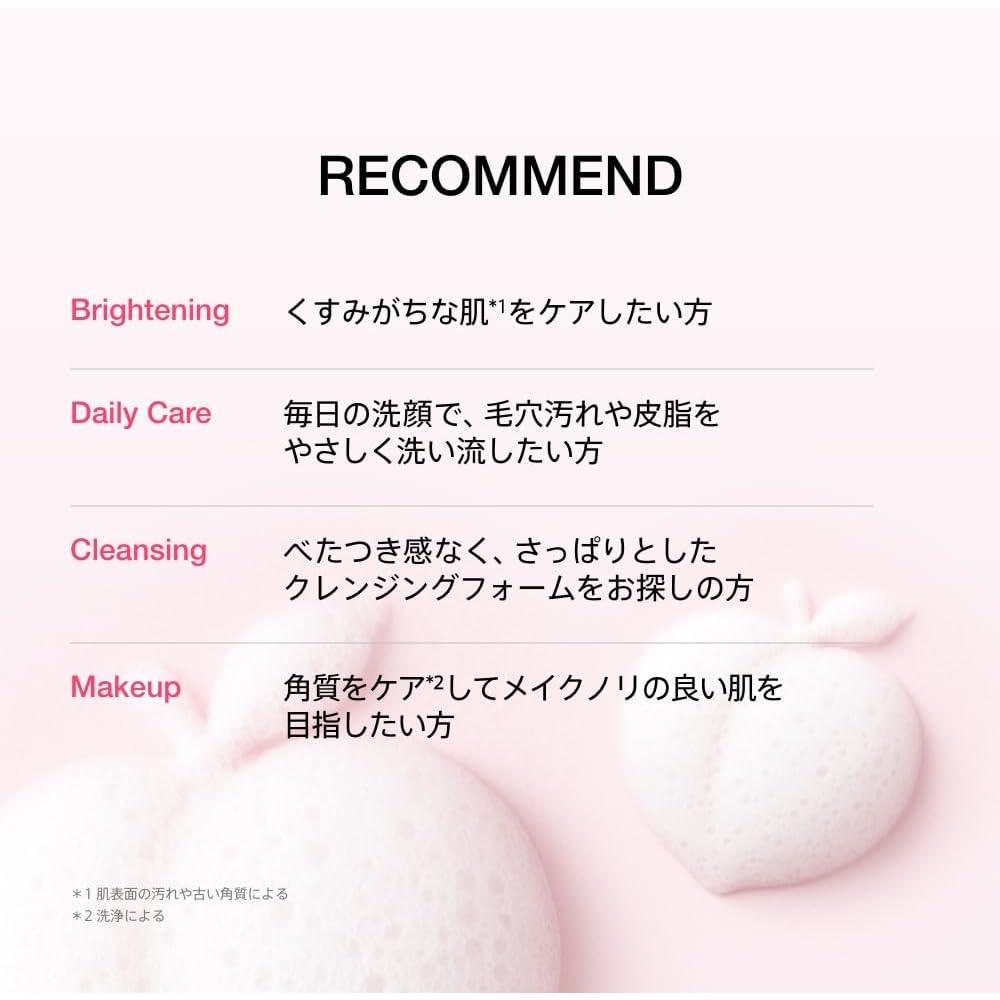 ANUA Peach Niacin Cleansing Foam 150ml Exfoliating Pore Hydrating Skin Care