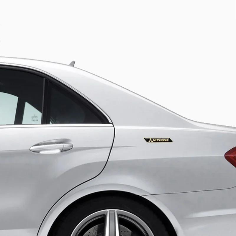Autocollant Métallique pour Carrosserie de Voiture, Garde-boue, Coffre pour Mitsubishi Lancer ASX L200 Colt Pajero Mirage Outlander Eclipse Emblème Auto Accessoires