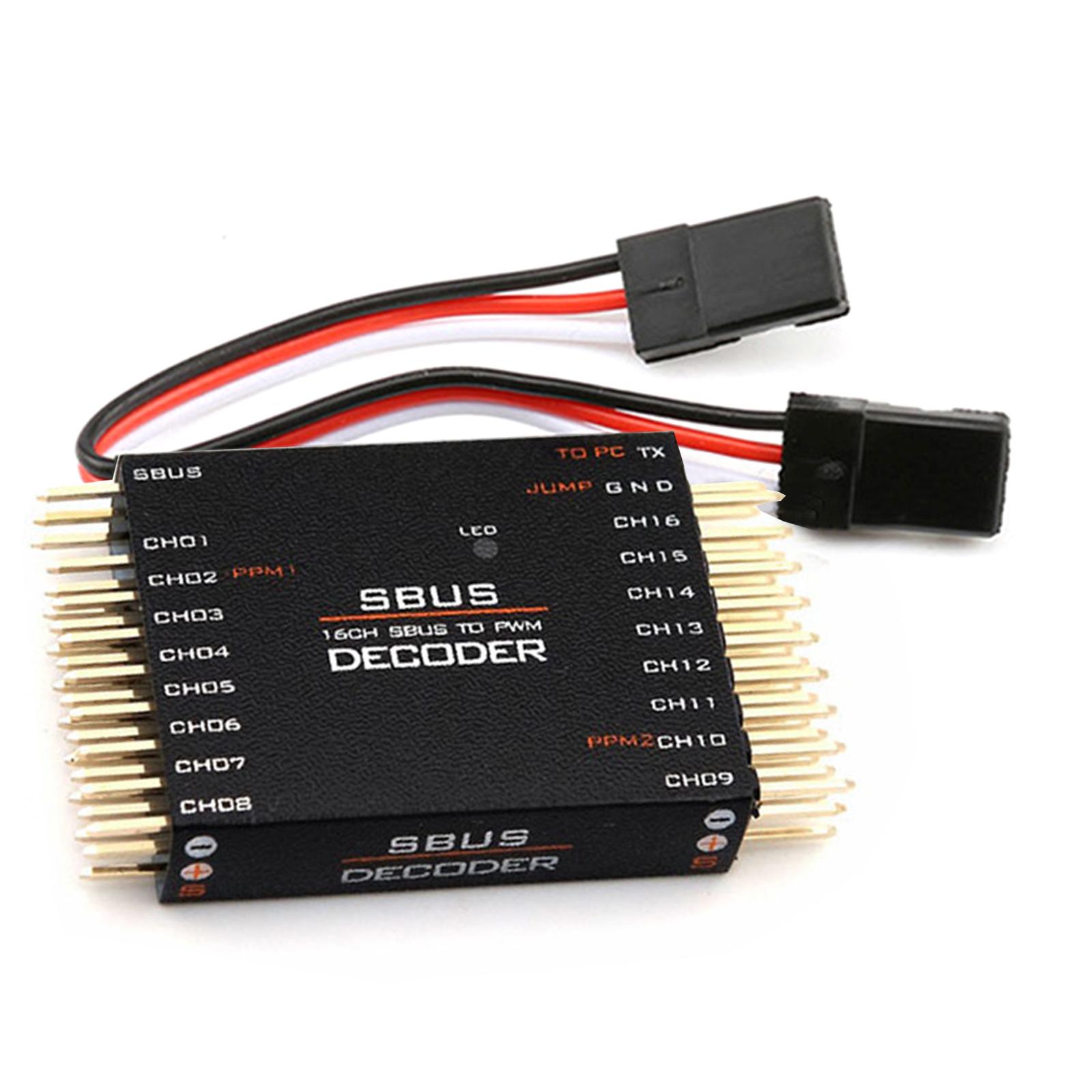 

SBUS To PWM/PPM Decoders 16 Channel Converter Receiver Signal Transverter For Futaba Frsky Orange Signal Transformer