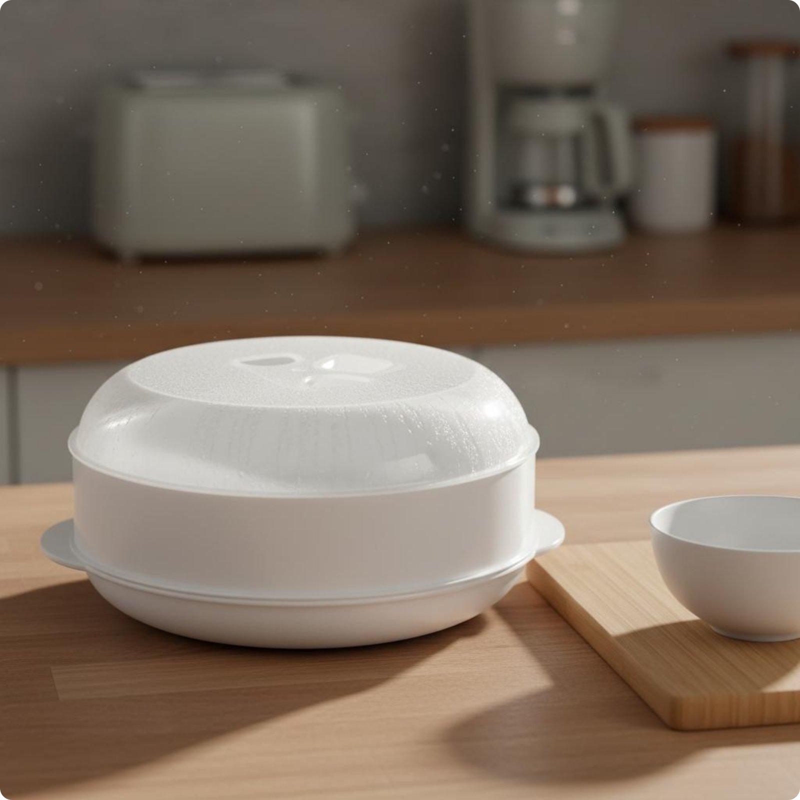 Microwave Steamer Multi-Functional Microwave Steamer Cooker Plastic Food Cooker Easy to Clean Cooking Accessory Dishwasher Safe