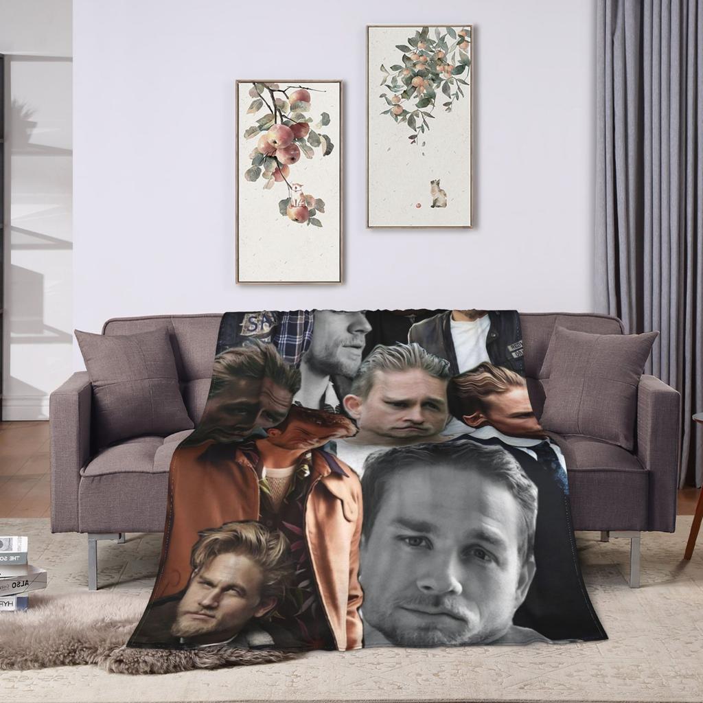 Charlie Hunnam Monstrum Příběh Eda Geina Deky Kvalitní Měkké Teplé Ložní Přehozy Jarní Židle Pohovka Postel Vtipné Přehozy na Postel