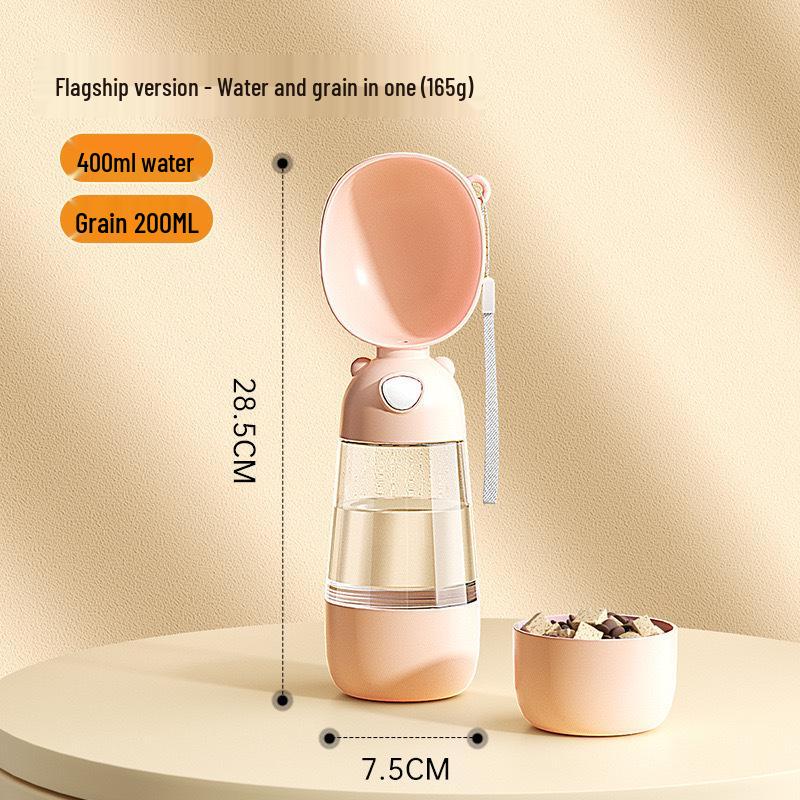 Portable Dual-Use Pet Water and Feeder Cup