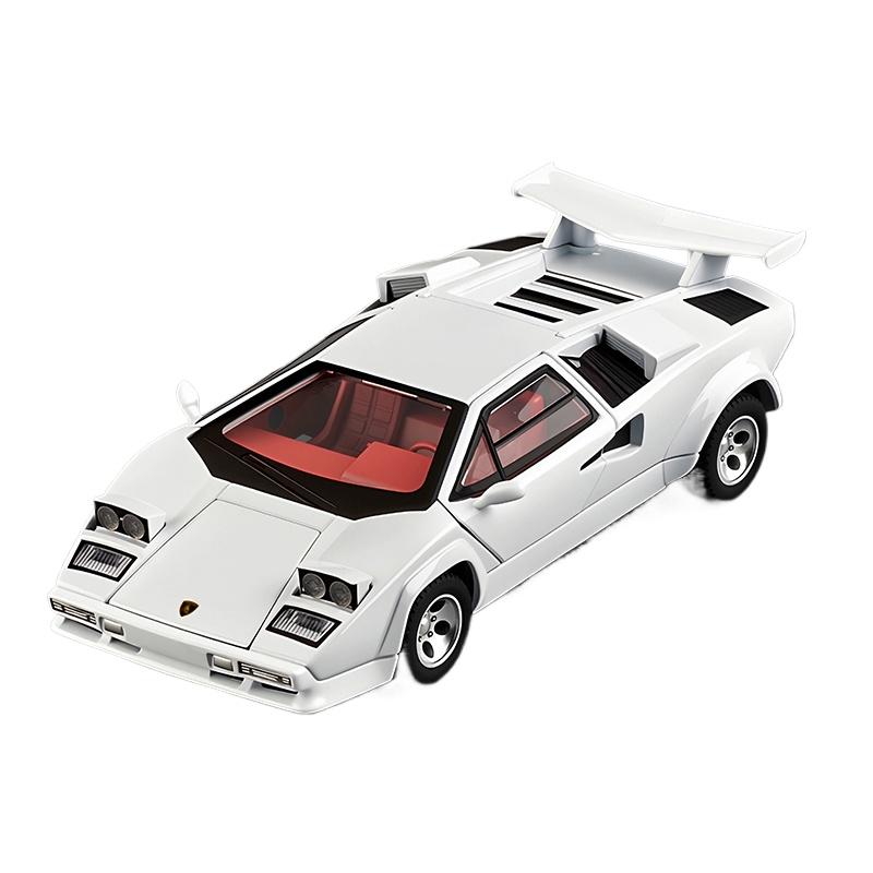 

1/32 Lamborghini Countach LP500S Simulation Alloy Car Model Children Toys for Kids Display Ornament Fast and Furious Games Child білий