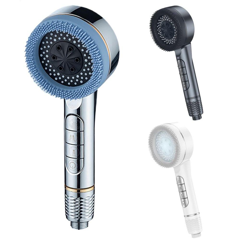One-Key Stop Shower Head with Filter Element Shower Sprayer Head  Bathroom Accessories
