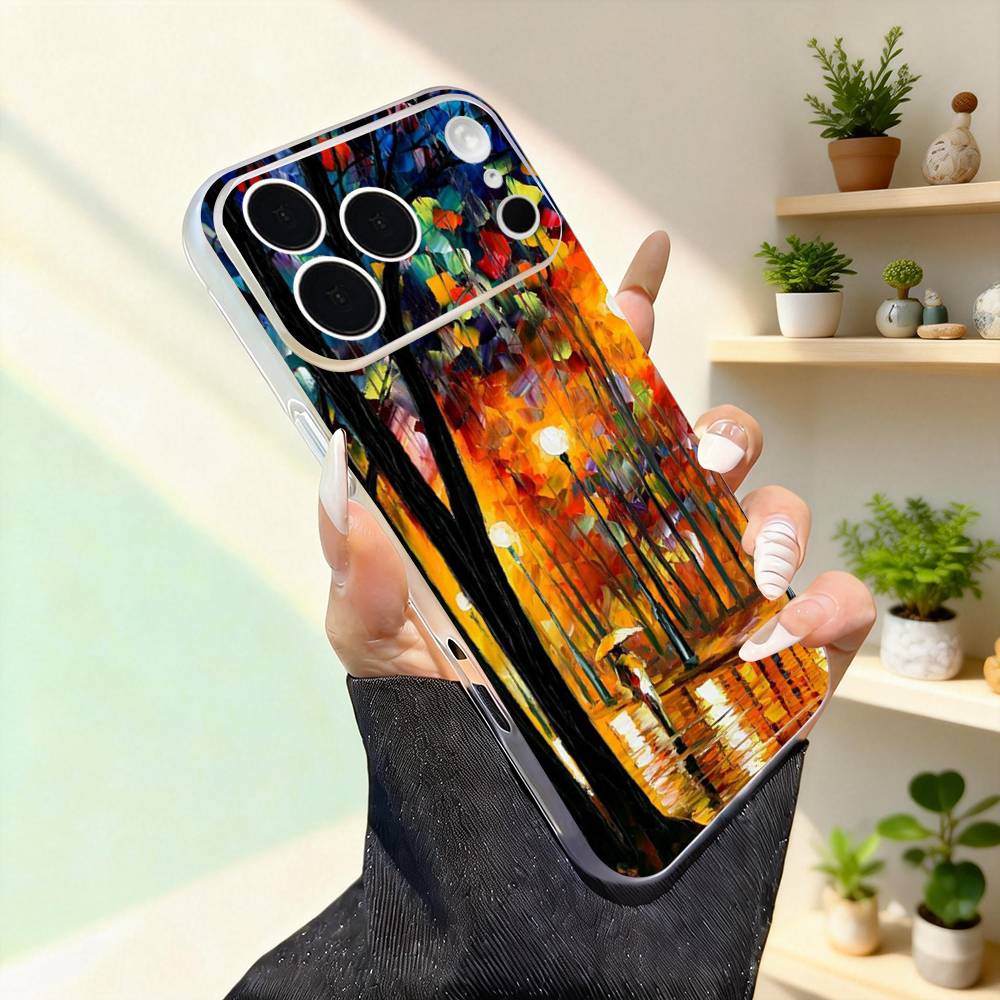 L-Leonid A-Afremov Painting Phone Case For iPhone 17,16,15,14,13,12,11,Pro,Max,Plus,Mini,SE4,E Magnetic For Magsafe Wireless