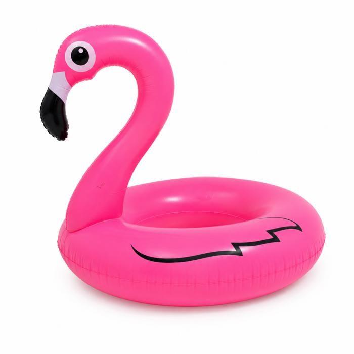 Lg-Expro Unisex Kids Pink Giant Flamingo Float - Siroco - Giant Flamingo Float - 120 Cm - Resistant Pvc - Large Mixed Size