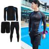 Korean 2020 Diving Suit Set: Sun-Protected Slimming Swimwear for Couples - Long Sleeve for Men & Women