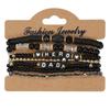 JYL Bracelet Bohemian Independence Day  Gift Beads Enhances Pride
